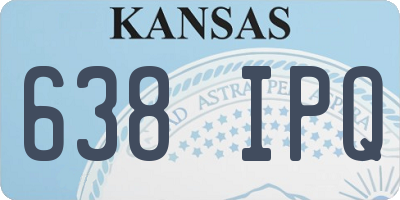 KS license plate 638IPQ