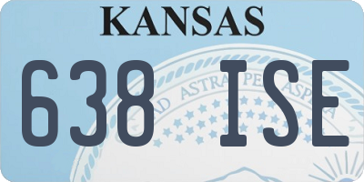 KS license plate 638ISE