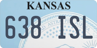 KS license plate 638ISL