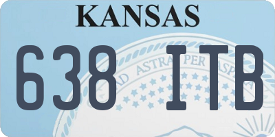 KS license plate 638ITB