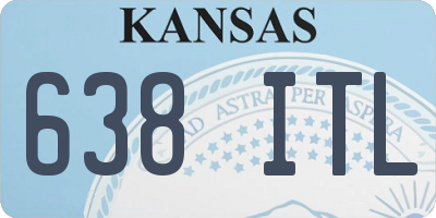 KS license plate 638ITL