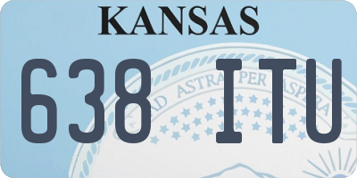 KS license plate 638ITU