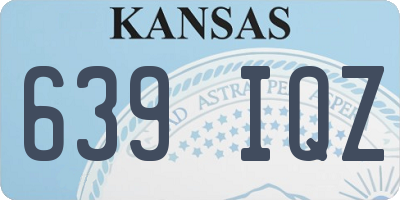 KS license plate 639IQZ