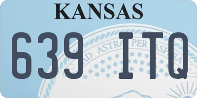 KS license plate 639ITQ