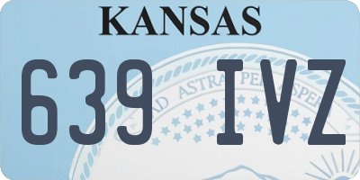 KS license plate 639IVZ