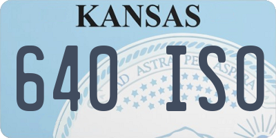 KS license plate 640ISO