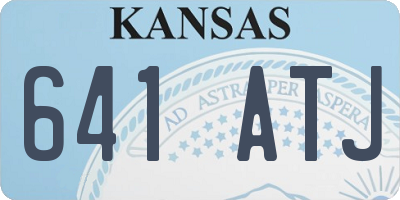 KS license plate 641ATJ