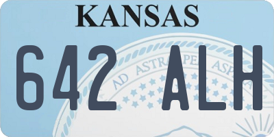 KS license plate 642ALH