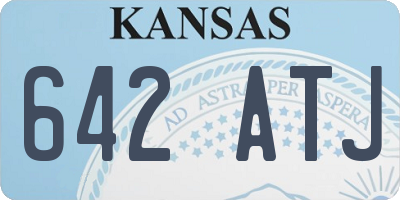 KS license plate 642ATJ