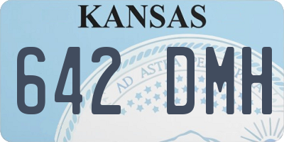 KS license plate 642DMH