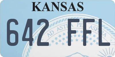 KS license plate 642FFL