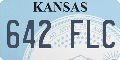 KS license plate 642FLC