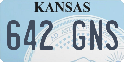 KS license plate 642GNS