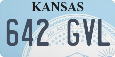 KS license plate 642GVL