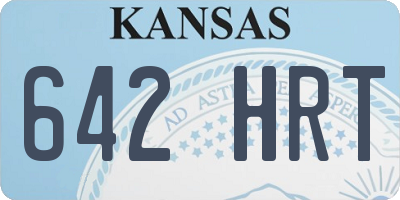 KS license plate 642HRT