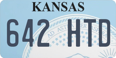 KS license plate 642HTD