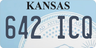 KS license plate 642ICQ