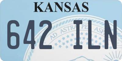 KS license plate 642ILN
