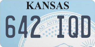 KS license plate 642IQD