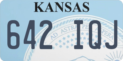 KS license plate 642IQJ