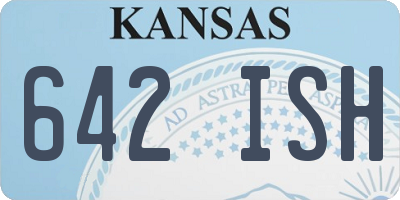 KS license plate 642ISH