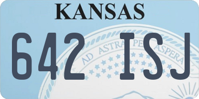 KS license plate 642ISJ
