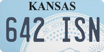 KS license plate 642ISN