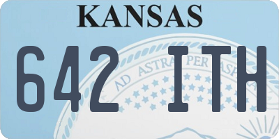 KS license plate 642ITH