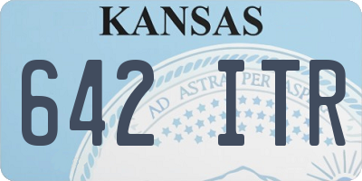 KS license plate 642ITR