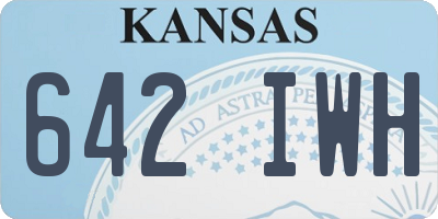 KS license plate 642IWH