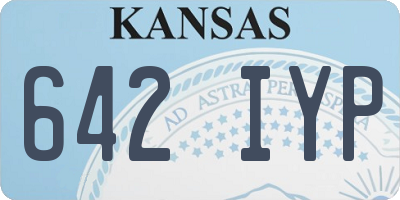 KS license plate 642IYP