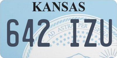 KS license plate 642IZU