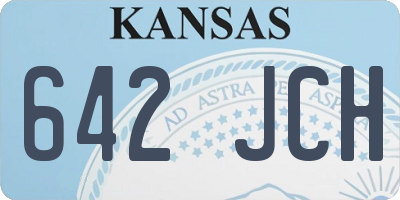 KS license plate 642JCH