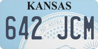 KS license plate 642JCM