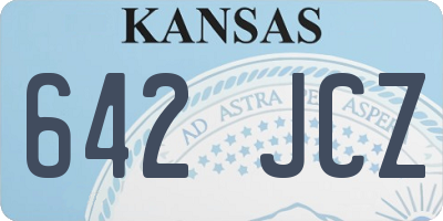 KS license plate 642JCZ