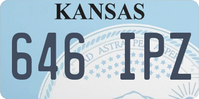KS license plate 646IPZ