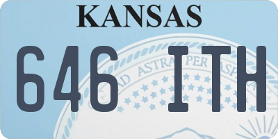 KS license plate 646ITH
