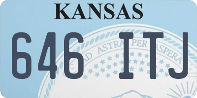 KS license plate 646ITJ