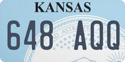 KS license plate 648AQQ