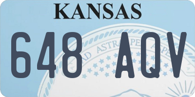 KS license plate 648AQV