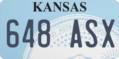 KS license plate 648ASX