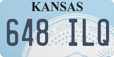 KS license plate 648ILQ