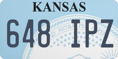 KS license plate 648IPZ