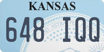 KS license plate 648IQQ
