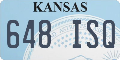 KS license plate 648ISQ