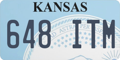 KS license plate 648ITM