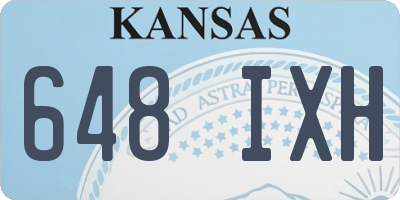 KS license plate 648IXH