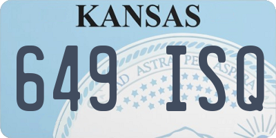 KS license plate 649ISQ