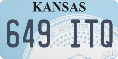 KS license plate 649ITQ