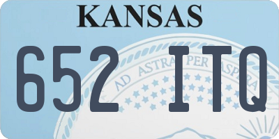 KS license plate 652ITQ